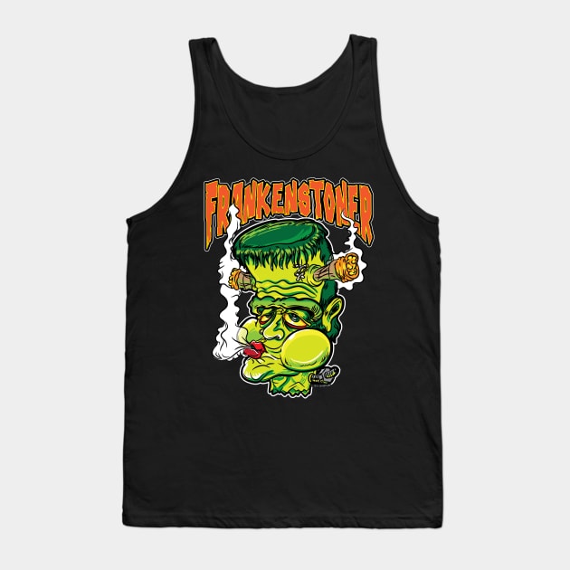 Franken-Stoner Tank Top by eShirtLabs